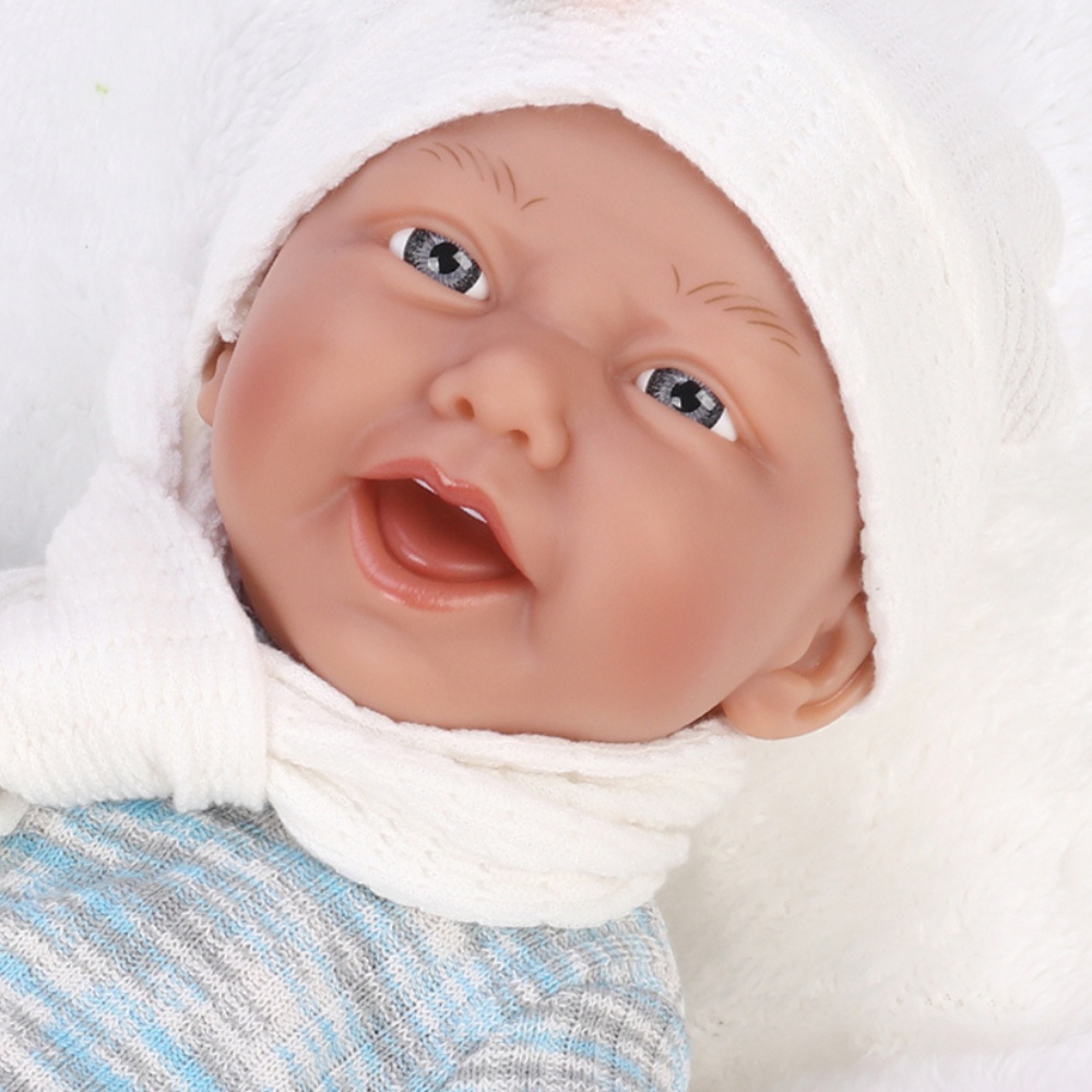 Baby Doll with Vinyl Body, 12 Sounds, Clothing & Accessories - 40cm - Image 3
