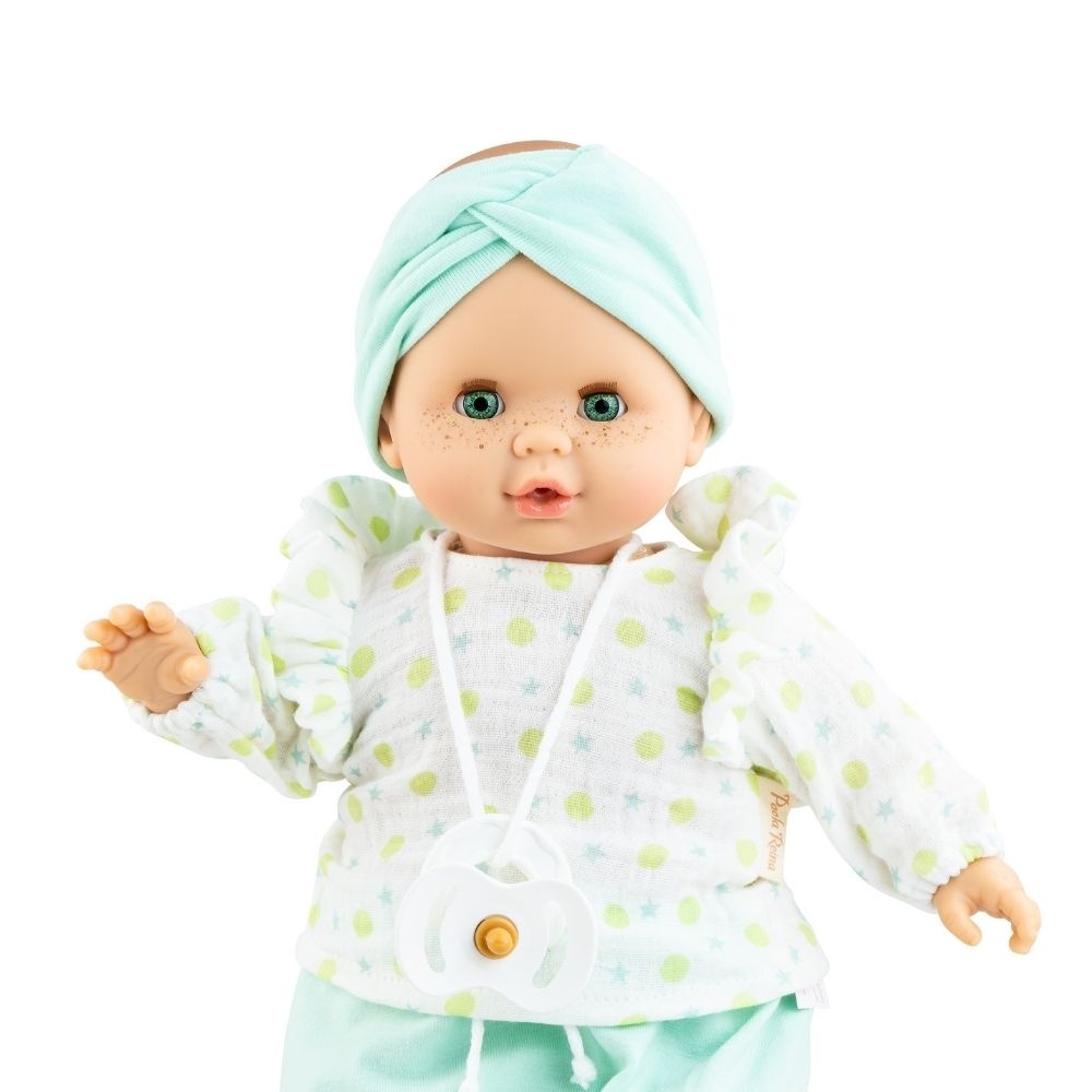 Paola Reina Dolls: Crying Baby Doll with Clothing & Pacifier: Sonia - 36cm - Image 2