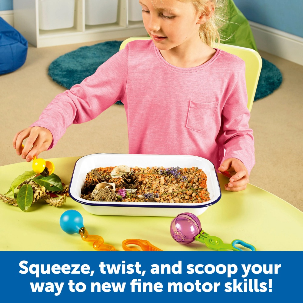 Learning Resources - Helping Hands - Fine Motor & Sensory Play Tools Classroom Set - Image 2