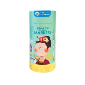 Jar Meló - Dual-Tip Washable Art Markers - 12 Colours
