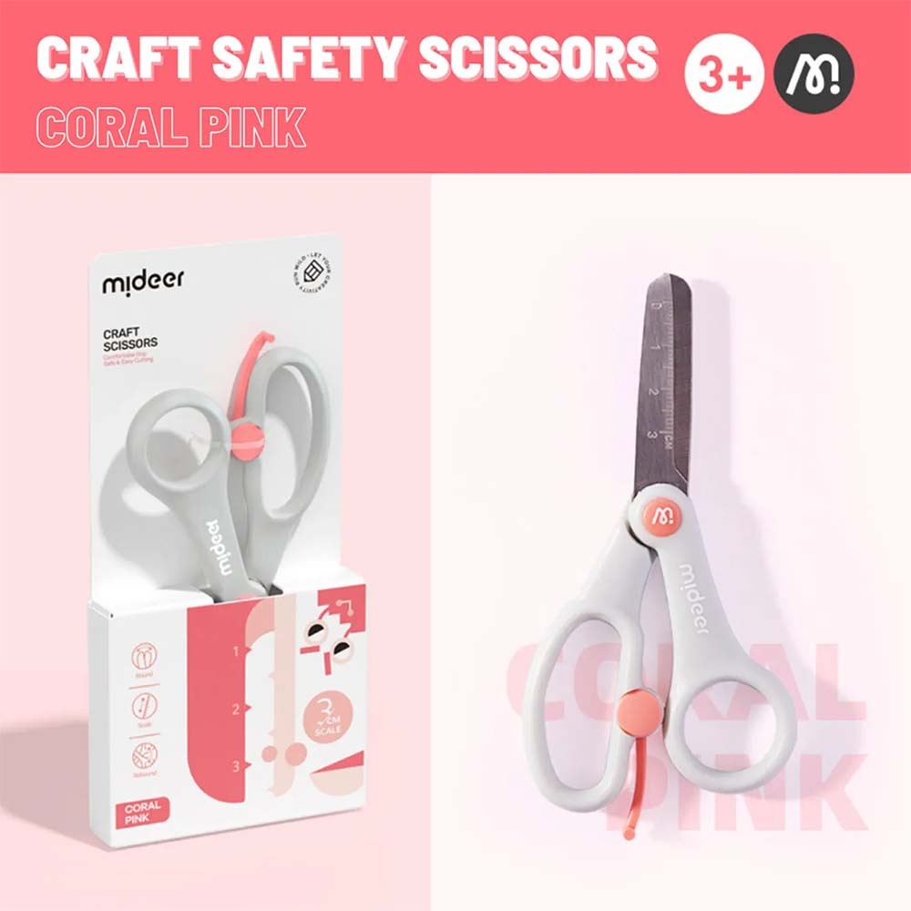 Mideer - Craft Scissors Pink - Image 2