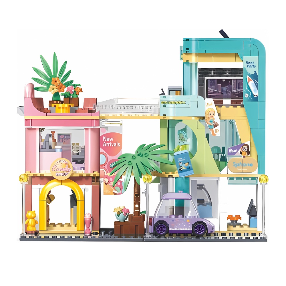 Sluban Building Set: Metropolis - D.C. Department Store - 725 Pieces - Image 4