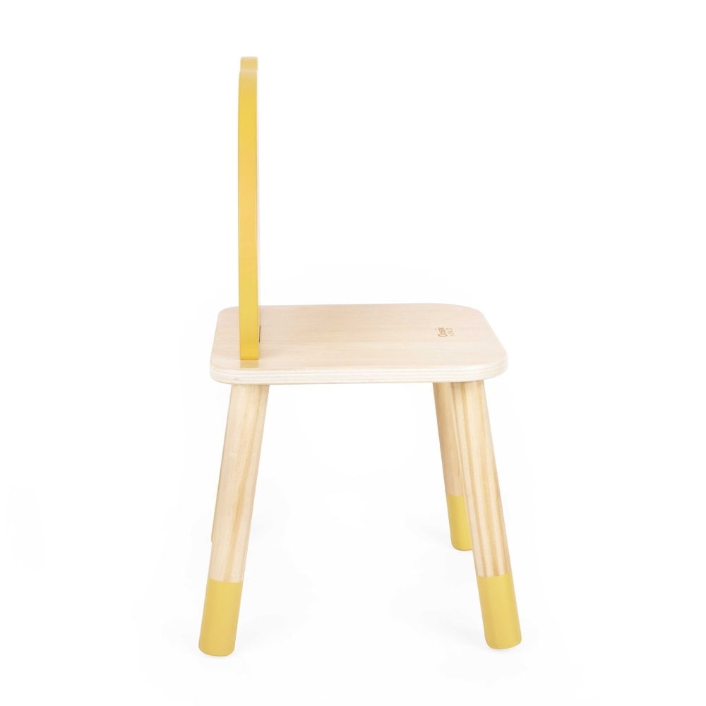 Classic World - Wooden Kids Grace Chair - Lemon - 27.6 x 28 x 48.8 cm - Image 3