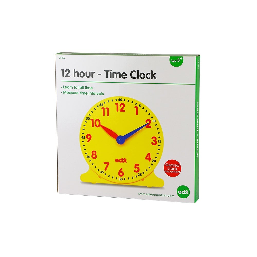 EDX Education - Clock - Geared - 12Hr Demo - 30cm - 1pcs - Image 3