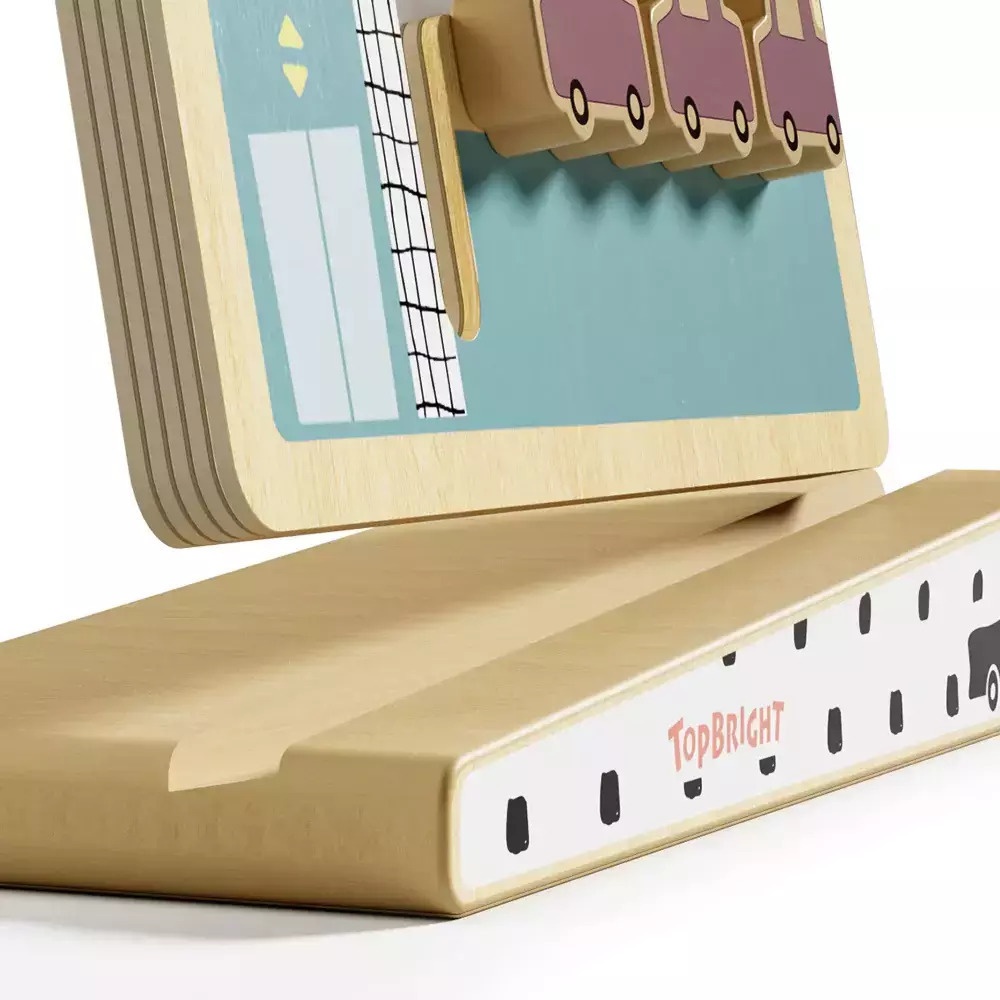 TopBright - Montessori Parking Challenge: Sliding Puzzle Board Game for Kids - Image 7