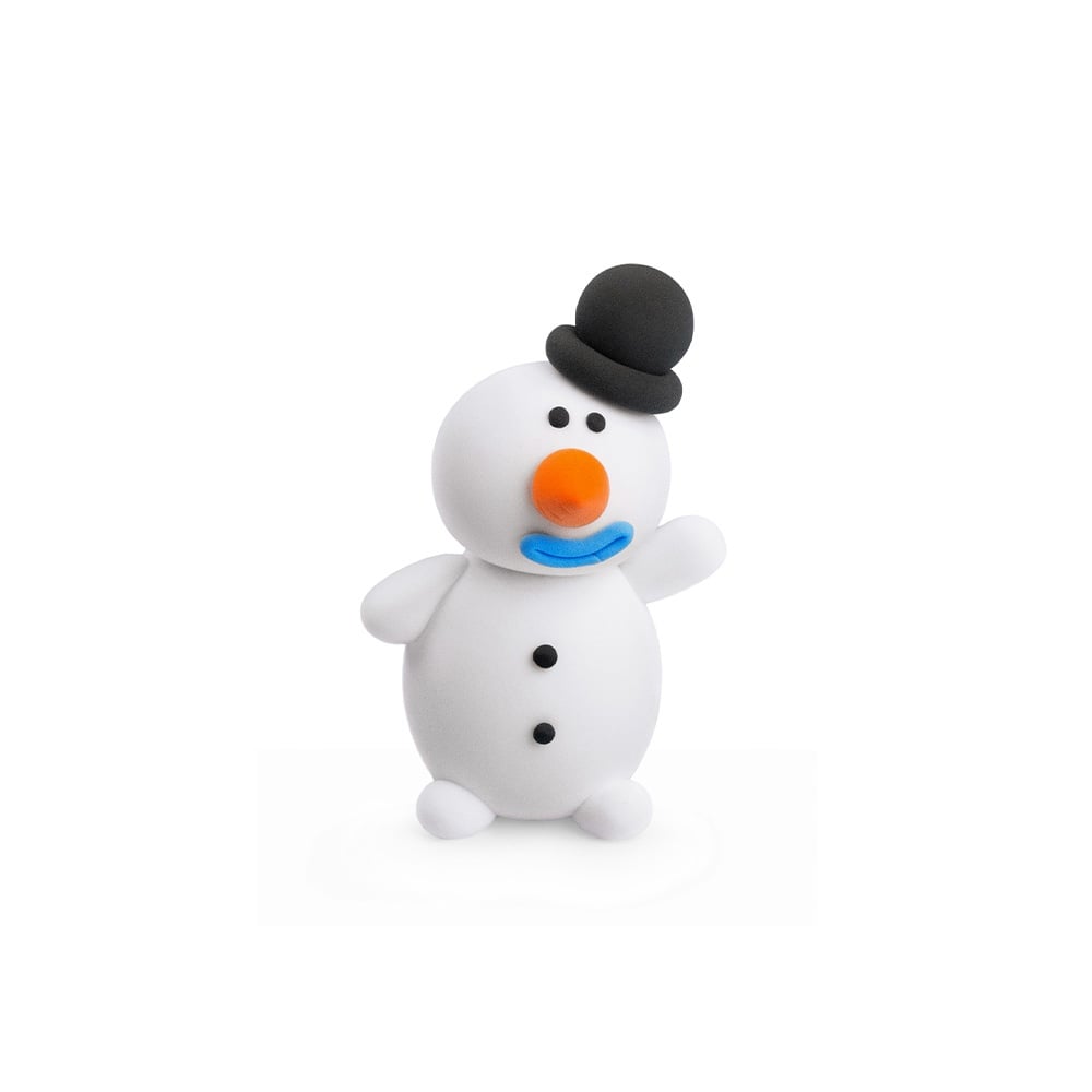 Hey Clay - Modelling Air-Dry Clay with Fun Interactive App - Winter Holidays, 15 cans-** - Image 6