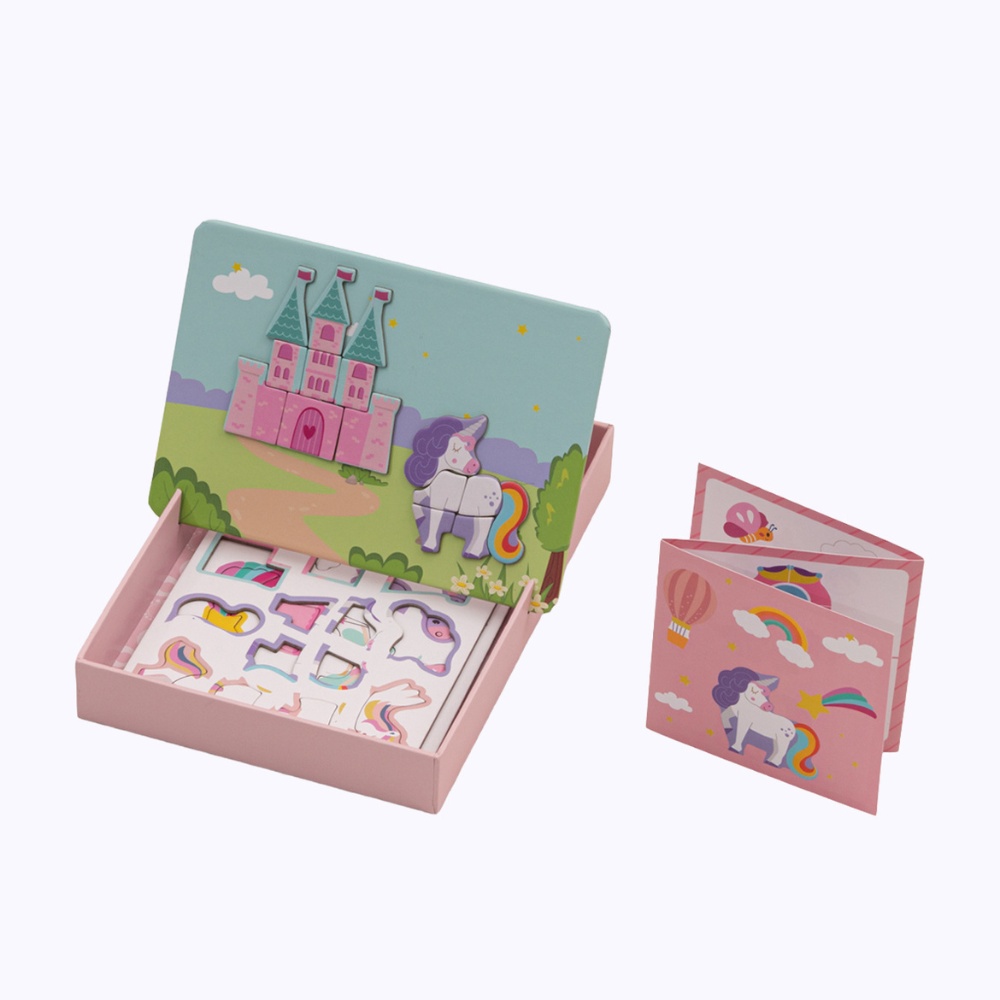 hi Pando - Magnetic Unicorn Puzzle Box with Activity Cards - Image 4