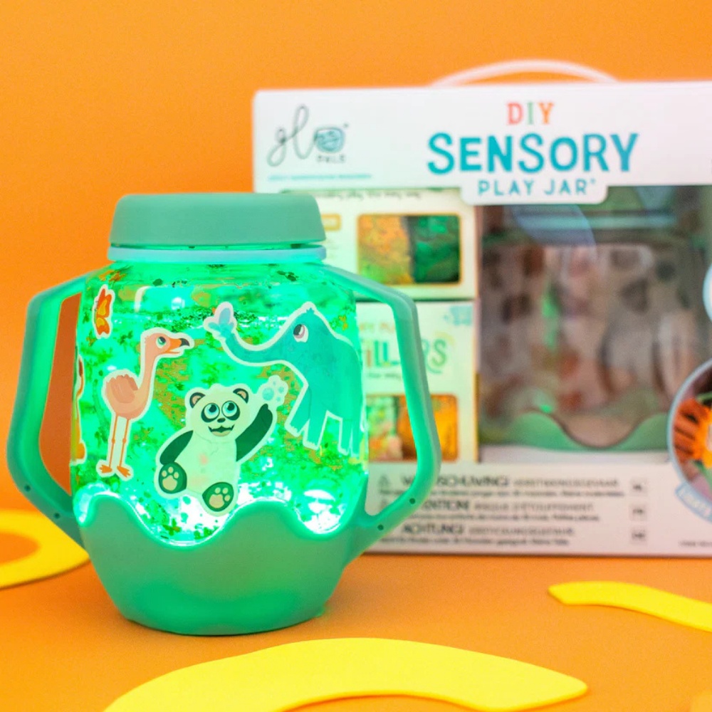 Glo Pals - DIY Sensory Play Jar - Zoo Theme - Image 2