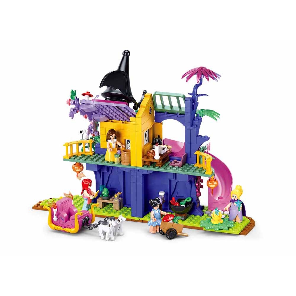 Sluban Building Set: Girls Dream - Magical Tree House - 435pcs - Image 3