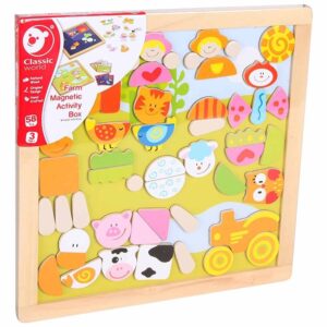 Classic World - Farm Magnetic Activity Box - 50pcs