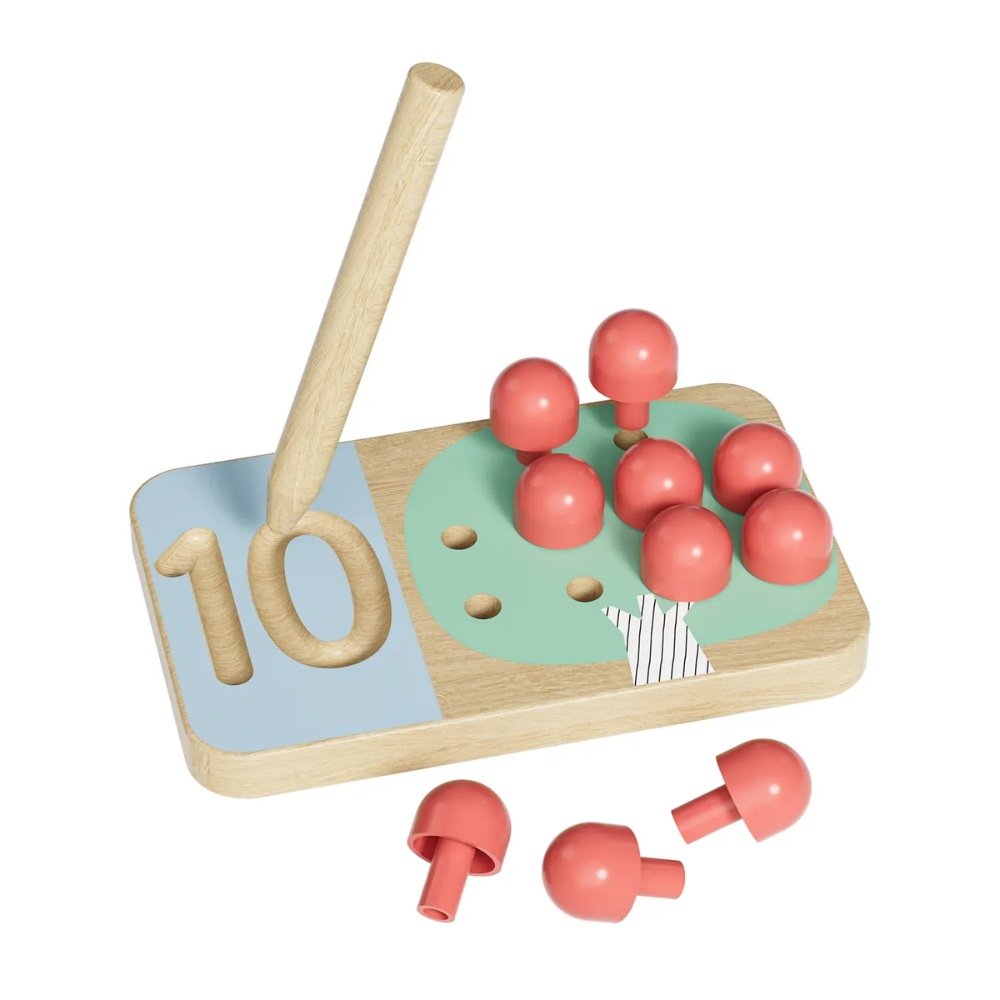 TopBright - Wooden Montessory Fruit Tree Counting & Writing Number Toy - Image 7