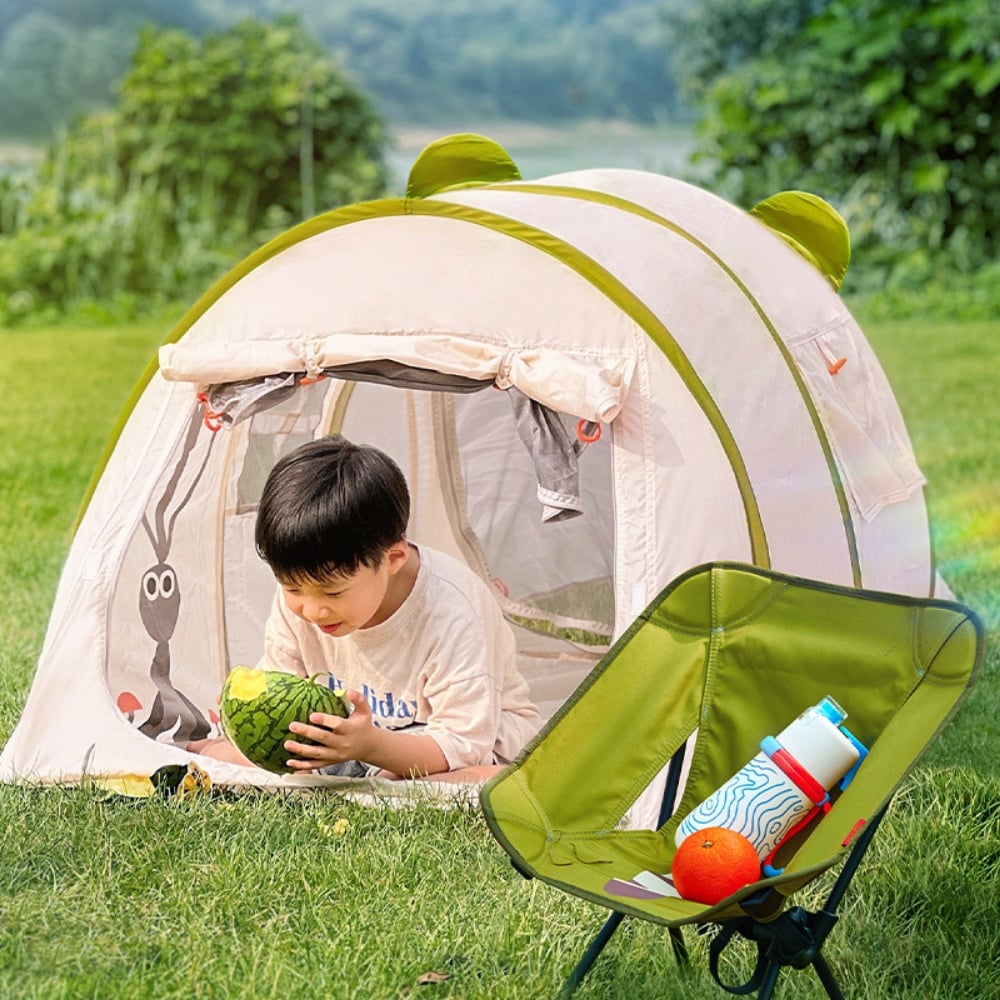 Mideer - Kids Portable Play Tent with Easy Assembly - Deer Camp Party - Image 3