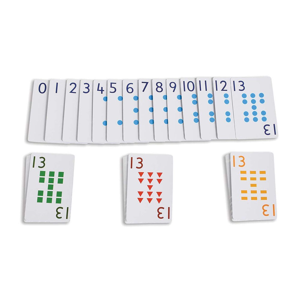 EDX Education - Playing Cards - Number School Friendly - 8 Decks - 448pcs - Polybag - Image 3