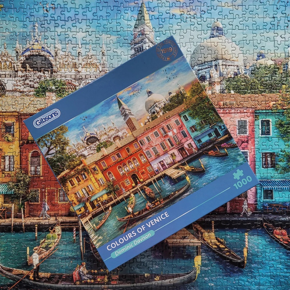 Gibsons - Colours of Venice - 1000 Piece Jigsaw Puzzle - Image 3