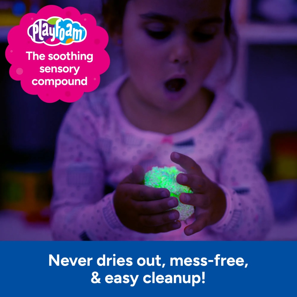 Educational Insights - Playfoam® Sensory Dough - Glow In The Dark 8-Pack - Image 2
