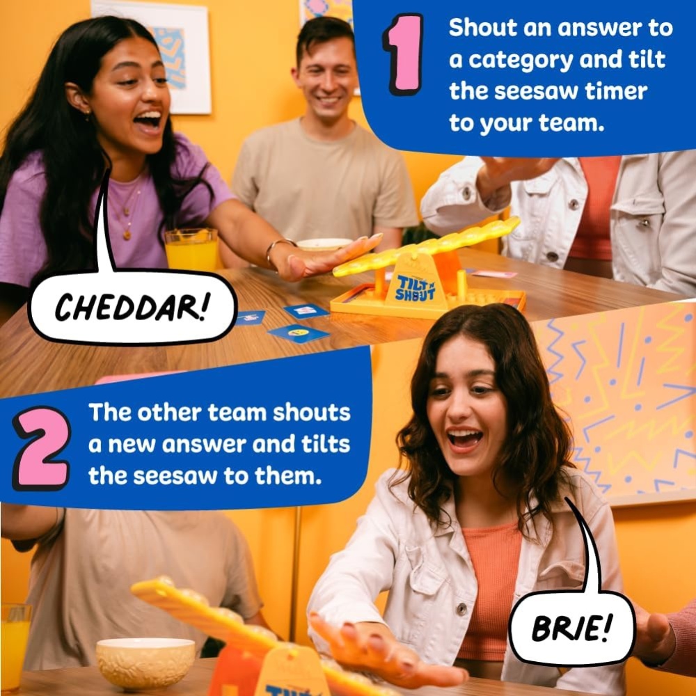 Big Potato Games - Tilt and Shout - A shouty-outy category game - 2+ Players - Image 3