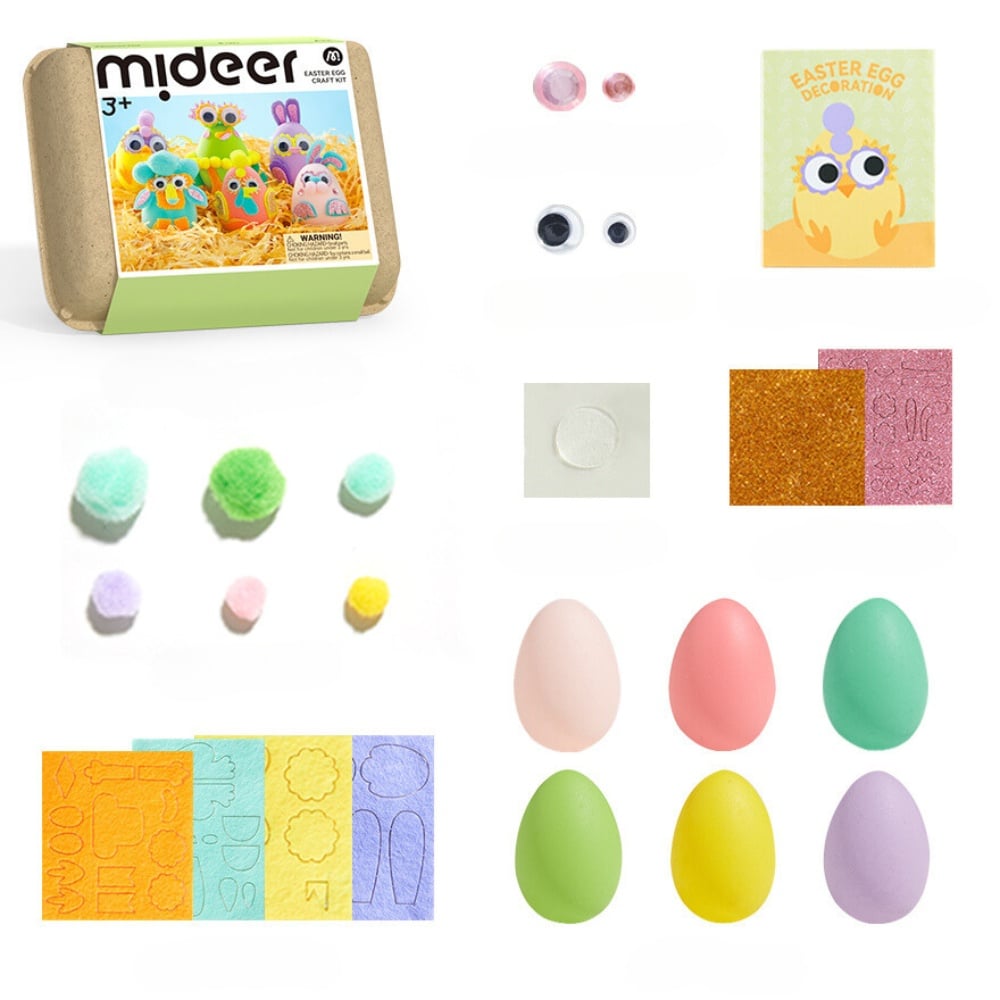 Mideer - Easter Egg Arts & Crafts Kit - 123 Pieces - Image 2