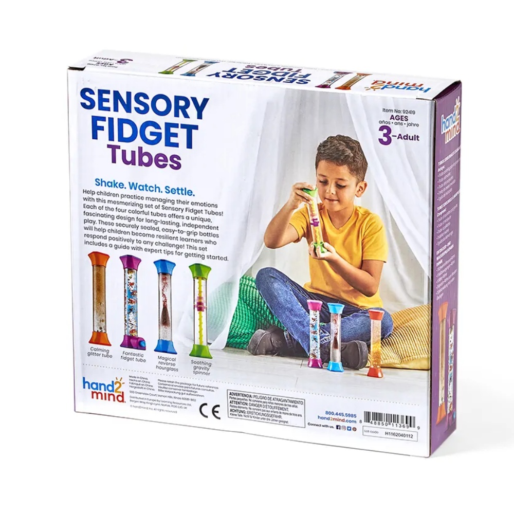 Hand2Mind - Sensory Fidget Tubes - Calming Tools for Focus, Set of 4 - Image 8