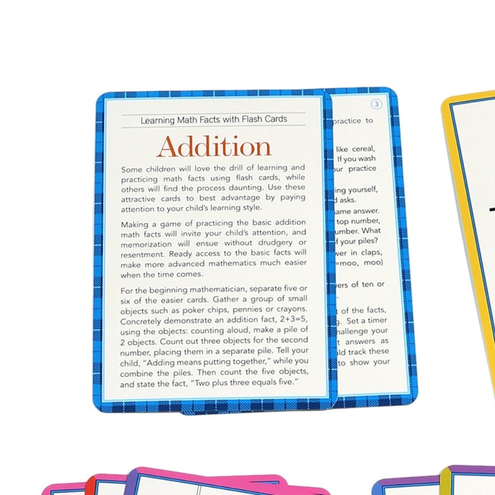 eeBoo - Addition Flash Cards - Educational Math Learning Cards - Image 3