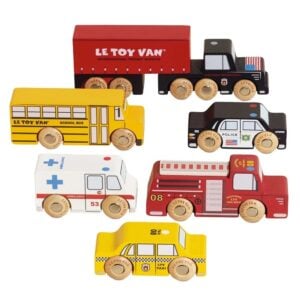 Le Toy Van - American Toy Car Set - 7pcs
