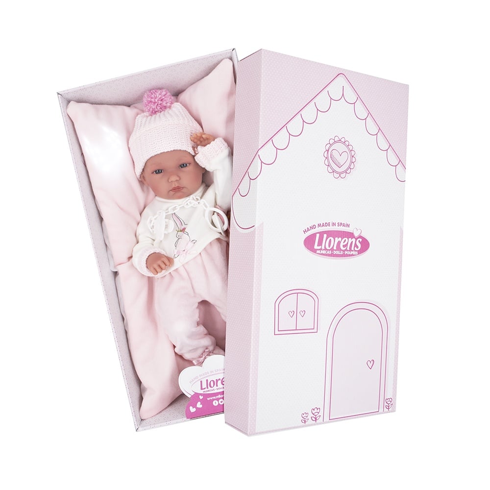 Llorens - Anatomically Correct Baby Girl Doll with Clothing & Accessories: Bimba - 35cm - Image 3