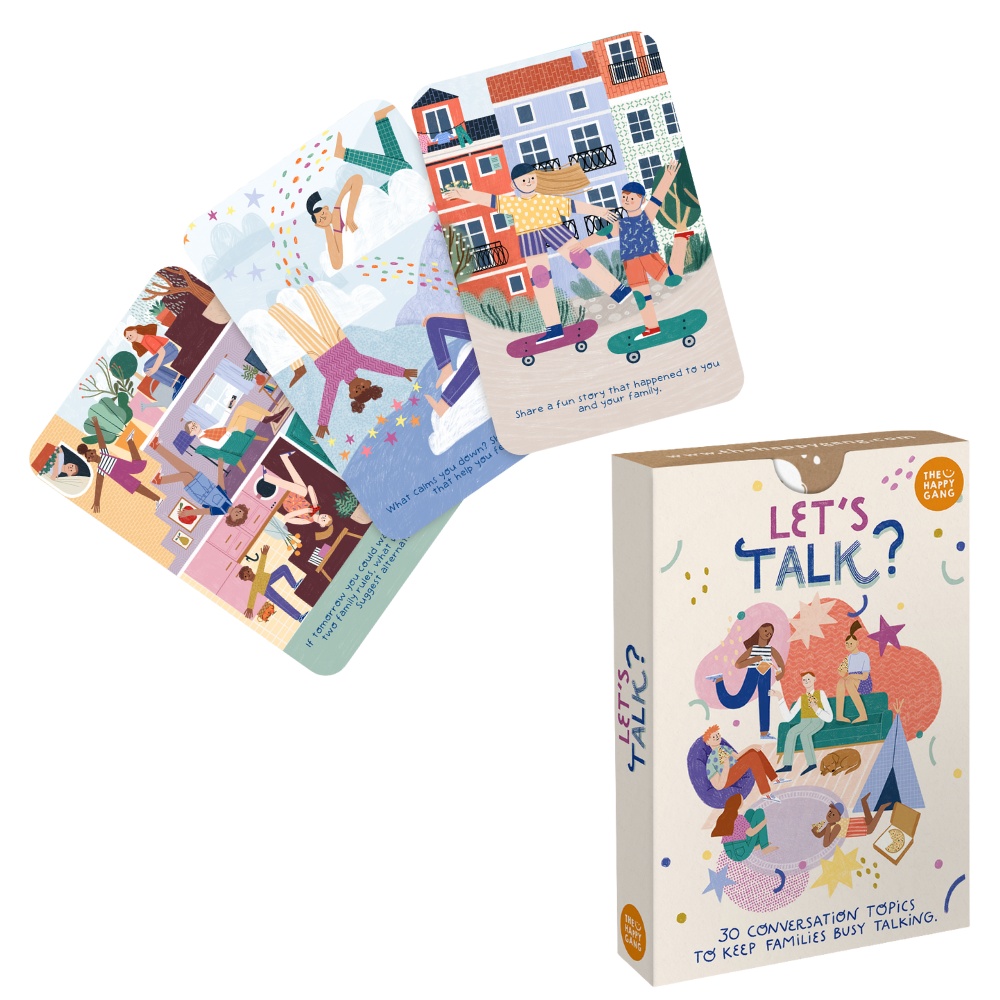 The Happy Gang - Let's Talk - Life Skills Flashcards for Parents & Kids - Image 3