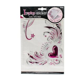 Greenbean - Laptop Sticker HEART FOIL