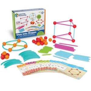 Learning Resources - Dive Into Shapes! A Sea and Build Geometry Set