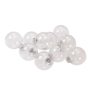 Anthony Peters - Clear Fillable Acrylic Baubles to Decorate - Pack of 10