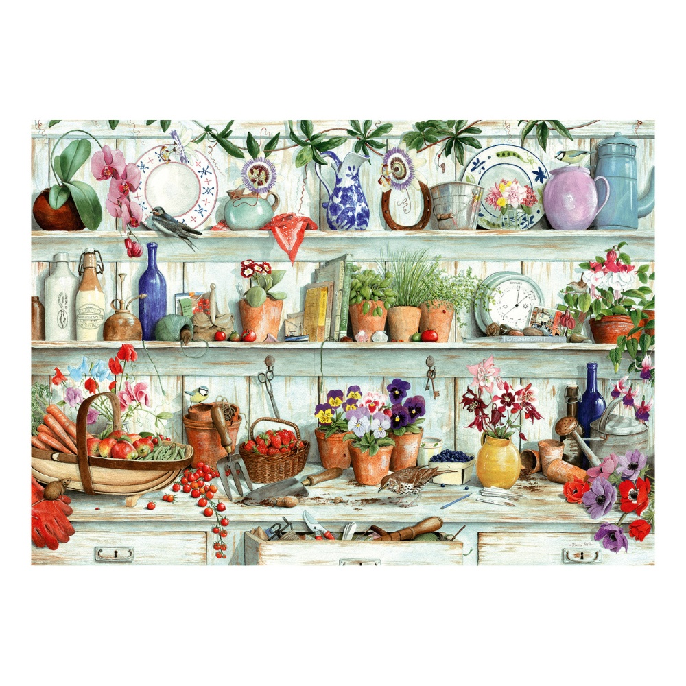 House of Puzzles - Posies & Produce - 1000 Piece Jigsaw Puzzle - Image 2
