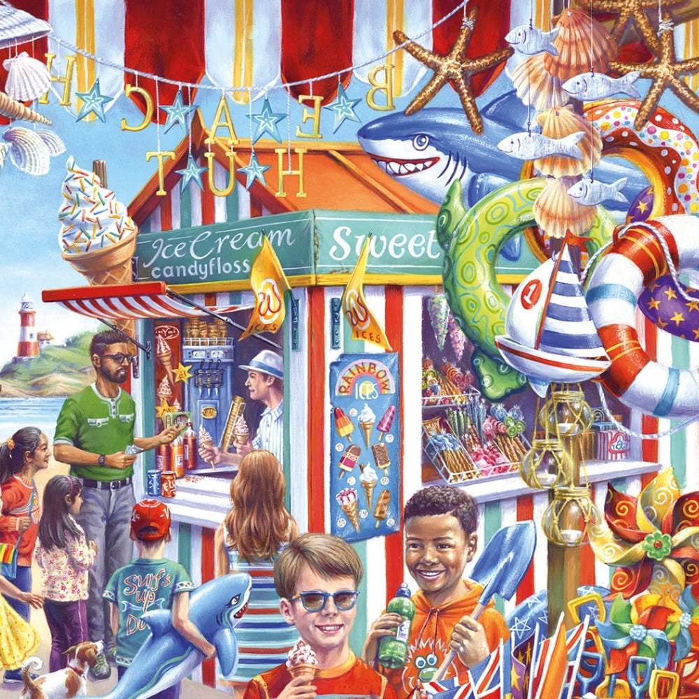 Gibsons - Seaside Souvenirs - 1000 Piece Jigsaw Puzzle - Image 4