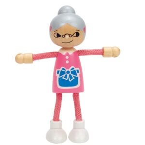 Hape - Wooden Doll Figurine - Grandma -**
