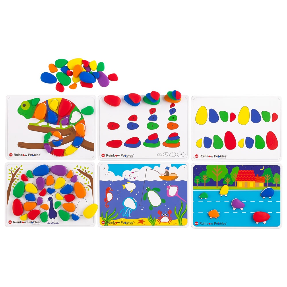EDX Education - Activity Cards - Rainbow Pebbles - 20 Cards - Image 3