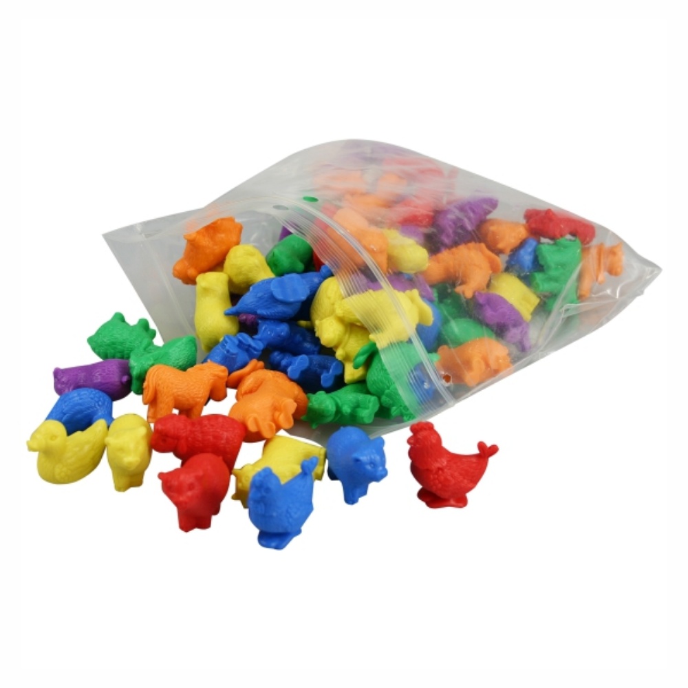 EDX Education - Counters - Farm Animals 6 Colours - 72Pc Polybag - Image 5