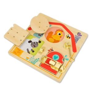 TookyToy - Wooden Latches Activity Busy Board