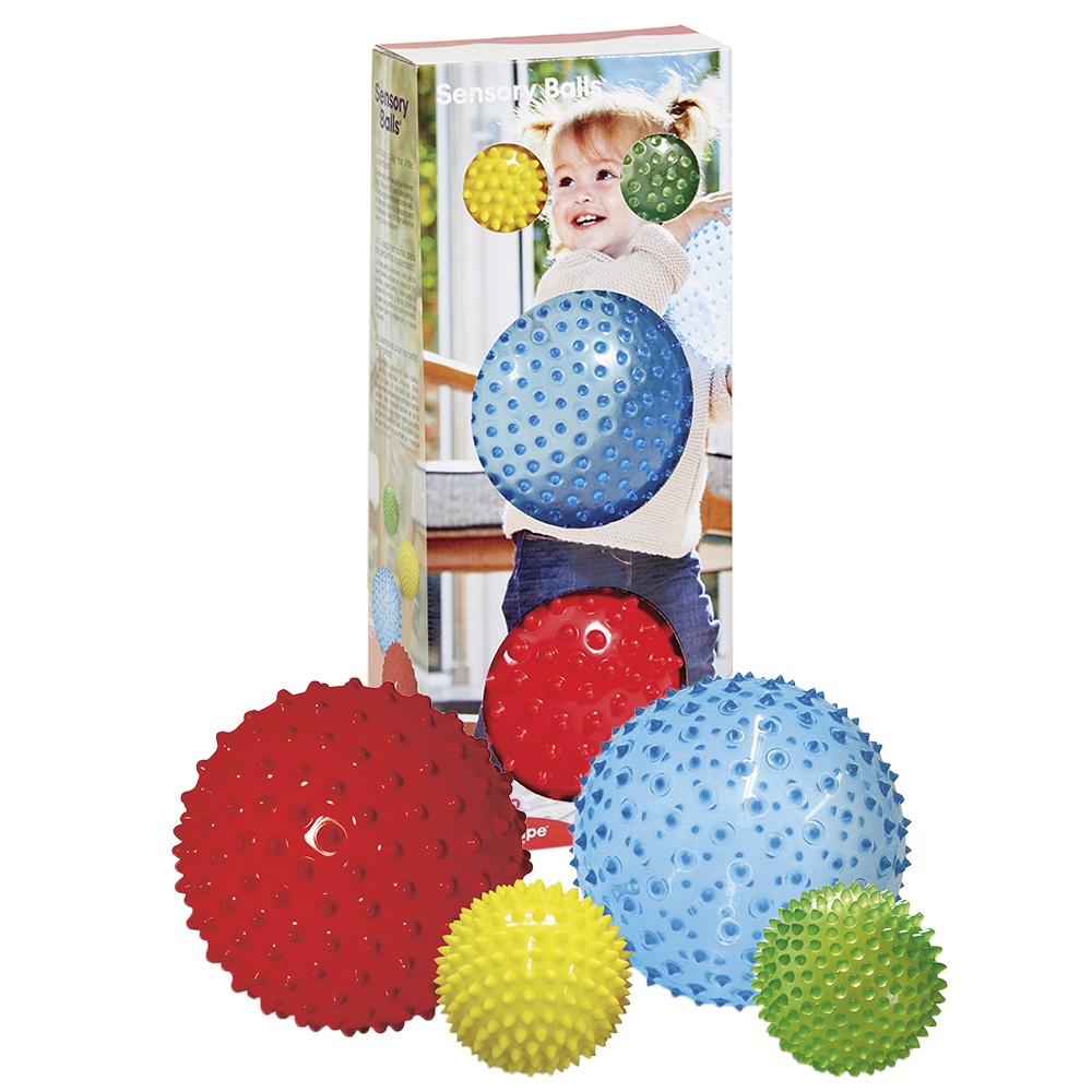 edushape - Sensory Balls 4-Pack - Textured Balls for Baby Motor Skills & Tactile Play - Image 2