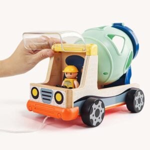 TopBright - Shape Sorting Truck with Wooden Blocks for Toddlers-**