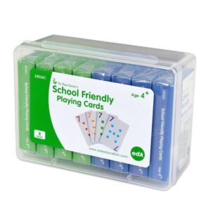 EDX Education - Playing Cards - Number School Friendly - 8 Decks - 448pcs - Polybag