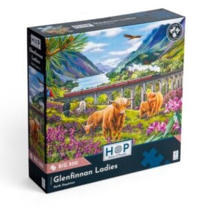 House of Puzzles - Glenfinnan Ladies - XL Pieces - 500 Piece Jigsaw Puzzle