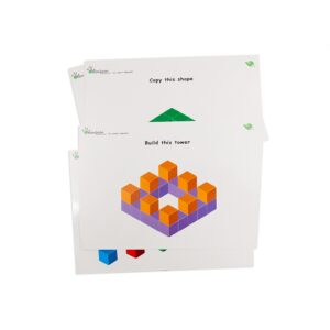 Greenbean - Activity Cards Connect A Cube Set 1