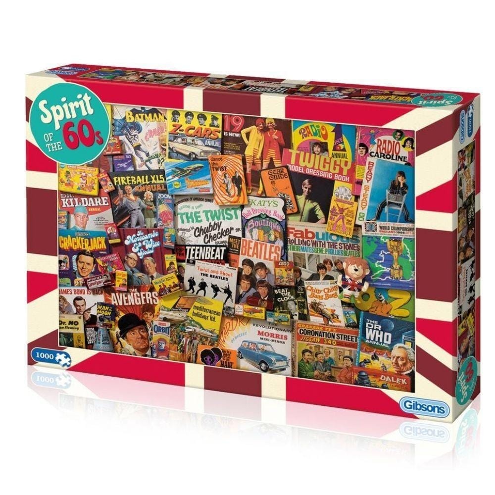 Gibsons - Spirit of the 60s - 1000 Piece Jigsaw Puzzle