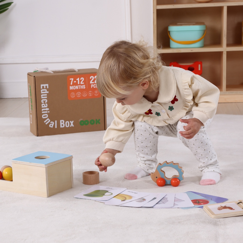 TookyToy - Montessori Activity Box Baby Playset - 7-8 Months - Image 2