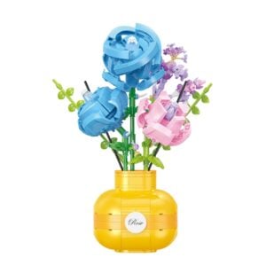 Cogo - Building Block Set - Flower Bouquet in Vase - 522 Pieces