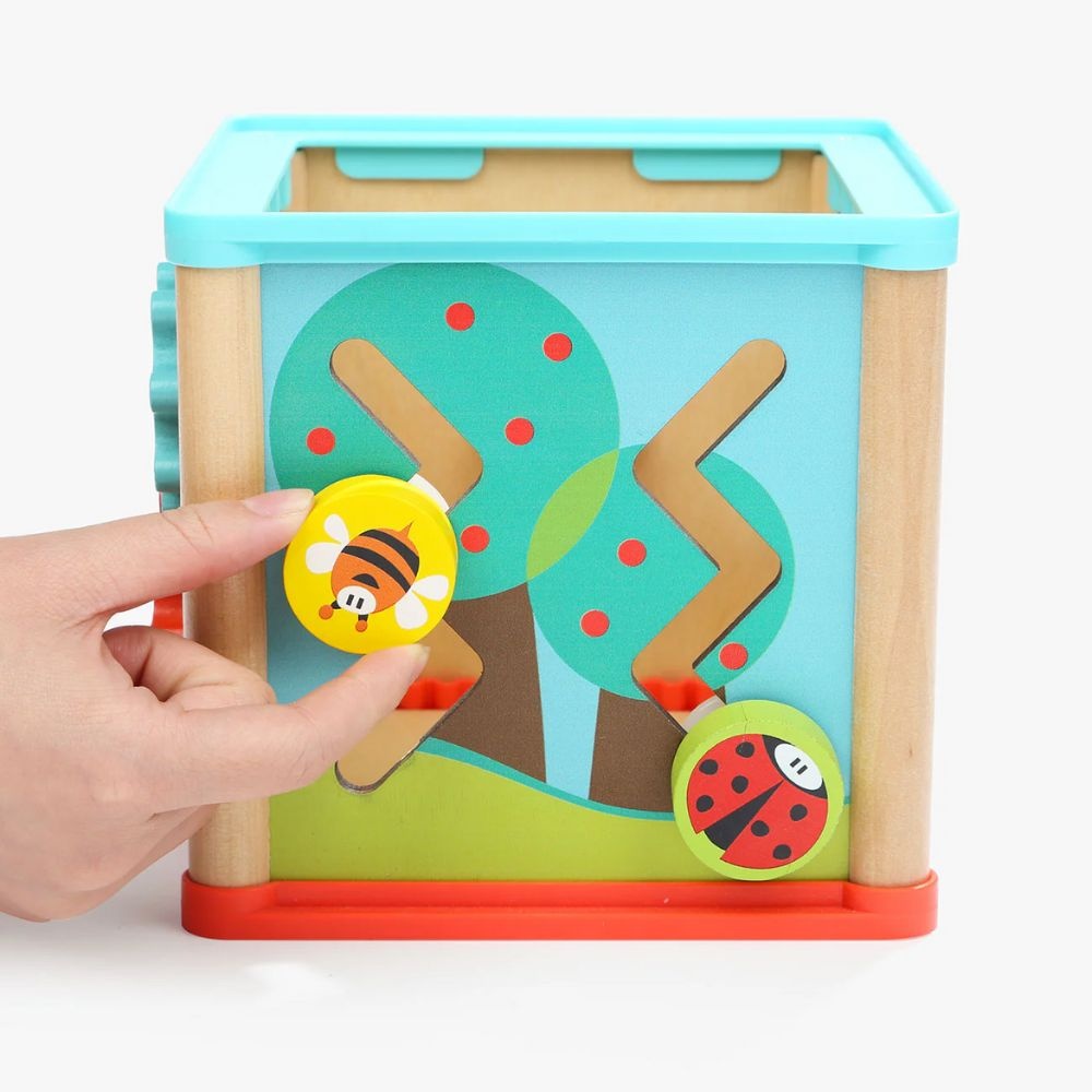 TopBright - 5-in-1 Garden Play Cube: Montessori Activity Toy - Image 4
