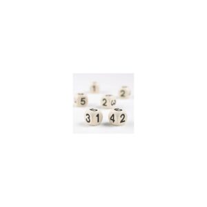 EDX Education - Dice - Wood Number 1-6 - 18mm - 12pcs Polybag