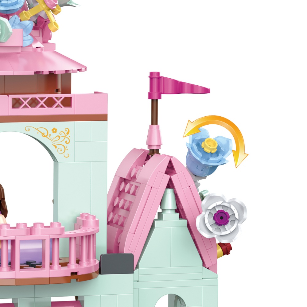Cogo - Building Block Set - Fairytale Dream Castle - 740 Pieces - Image 4