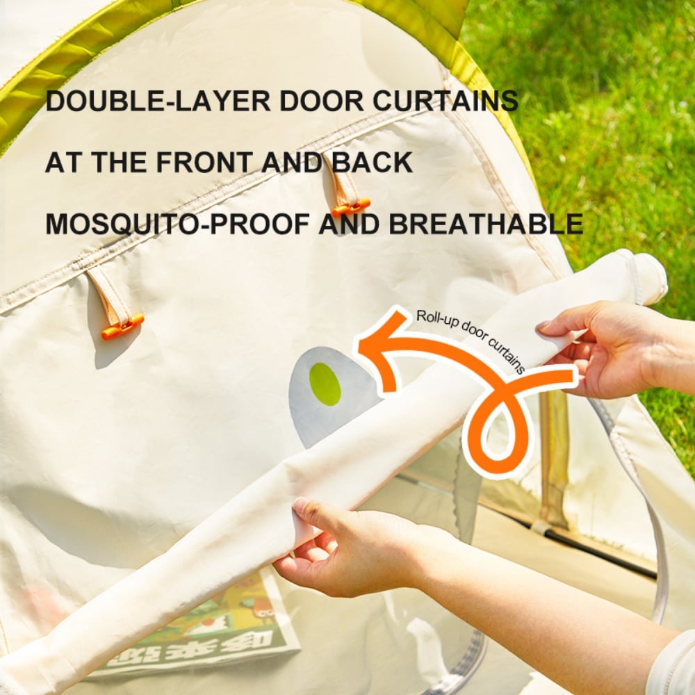 Mideer - Kids Portable Play Tent with Easy Assembly - Deer Camp Party - Image 4