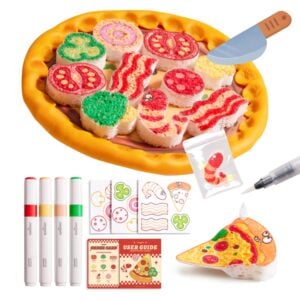 Jar Meló - Magic Puffy Pizza Kit - 3D Art & Pretend Play Cooking Set