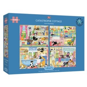 Gibsons - Catastrophe Cottage - 4 x 500 Piece Jigsaw Puzzles