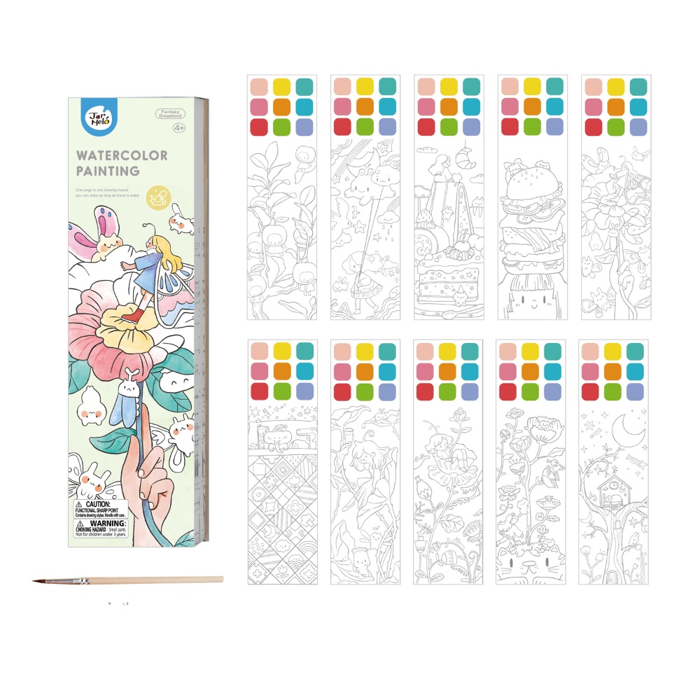 Jar Meló - Watercolour Painting Set - Travel Size - Fairy Fantasy Dreamland